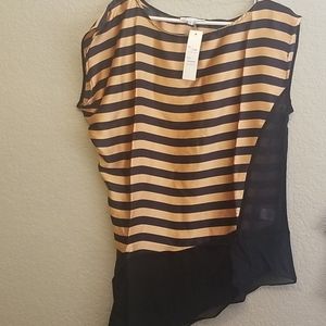 🧡 NEW long tunic top with sheer bottom